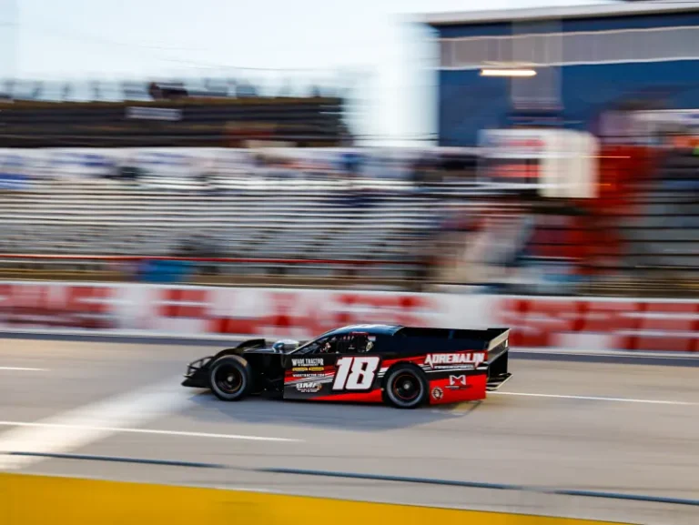 Matthew Laprade race car at speed