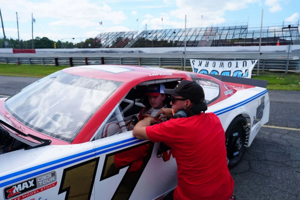 Matthew Laprade in the ace raceway